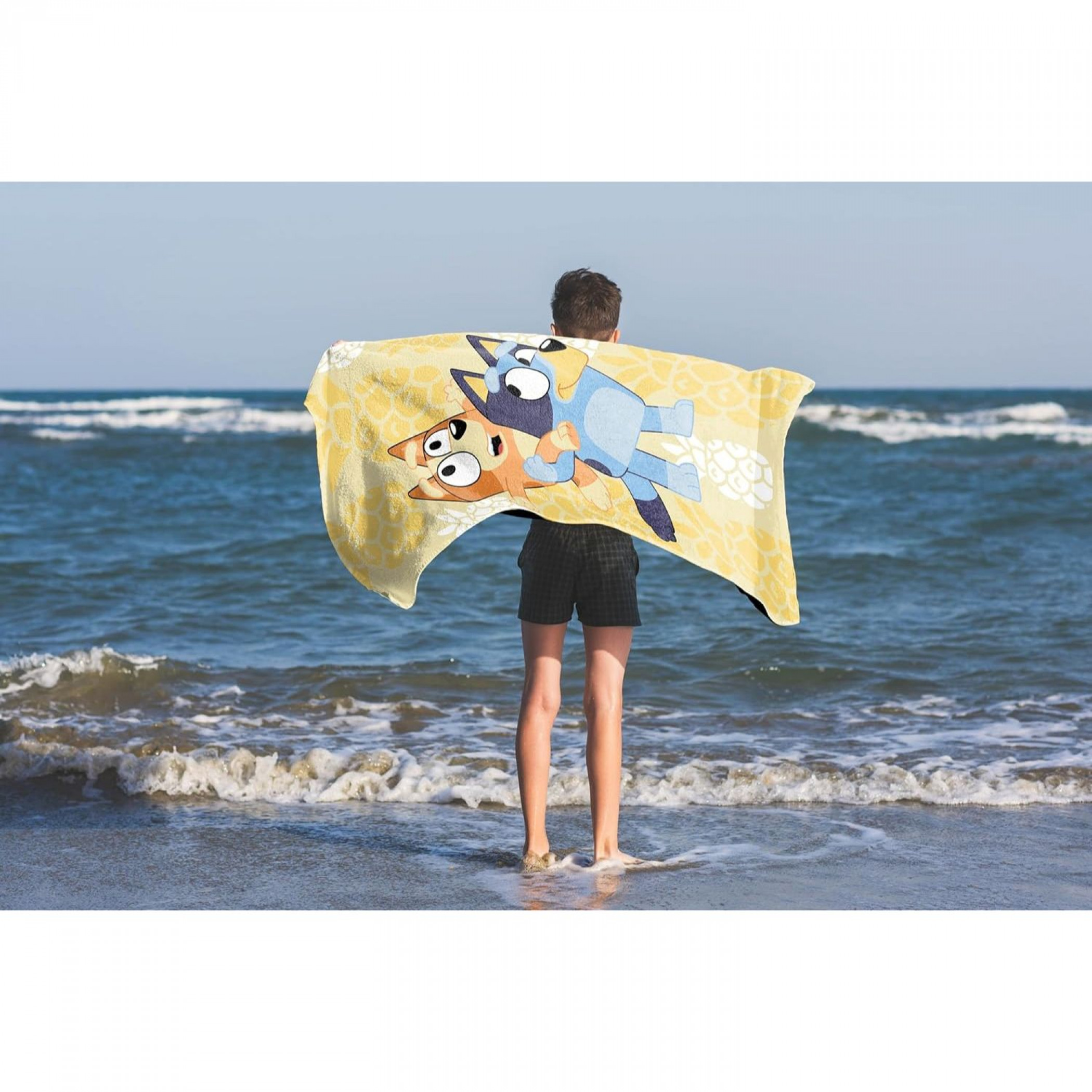 Bluey and Bingo Pineapples Beach Towel